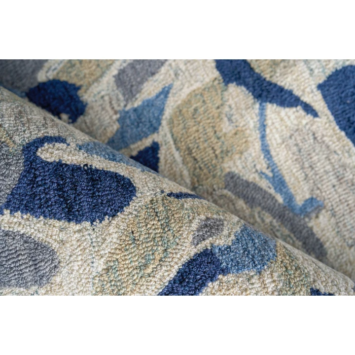 Exquisite Rugs Botanica Navy/Ivory/Multi 681010X14 10ft.X14ft. Rect. Rug