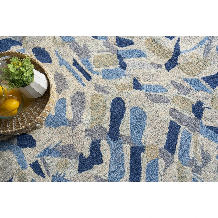 Exquisite Rugs Botanica Navy/Ivory/Multi 681010X14 10ft.X14ft. Rect. Rug