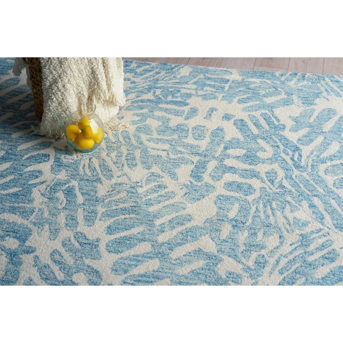 Exquisite Rugs Botanica Light Blue/Ivory 681115x20 15ft.x20ft. Rect. Rug