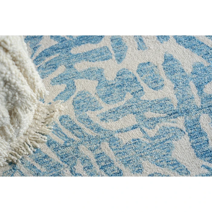 Exquisite Rugs Botanica Light Blue/Ivory 681115x20 15ft.x20ft. Rect. Rug