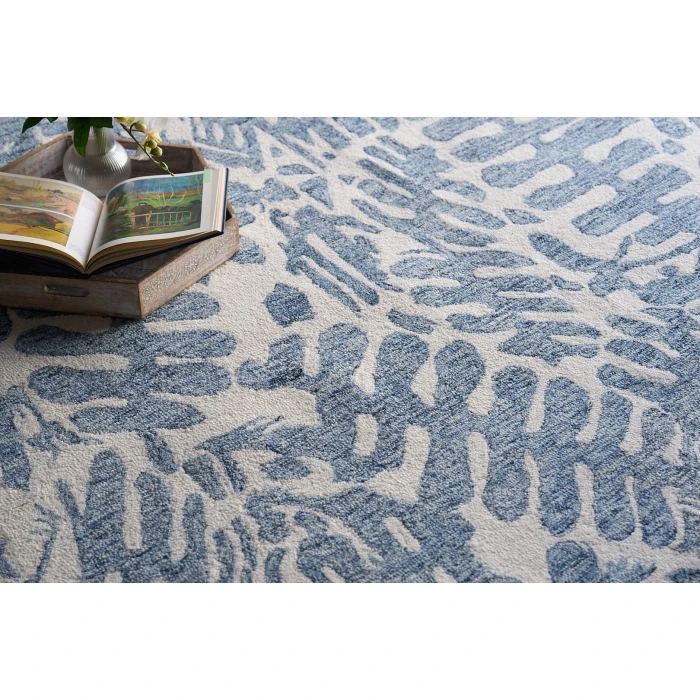 Exquisite Rugs Botanica Blue/Ivory 681310X14 10ft.X14ft. Rect. Rug