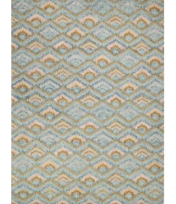 Exquisite Rugs Bargello Light Blue/Multi 681414X18 14ft.X18ft. Rect. Rug