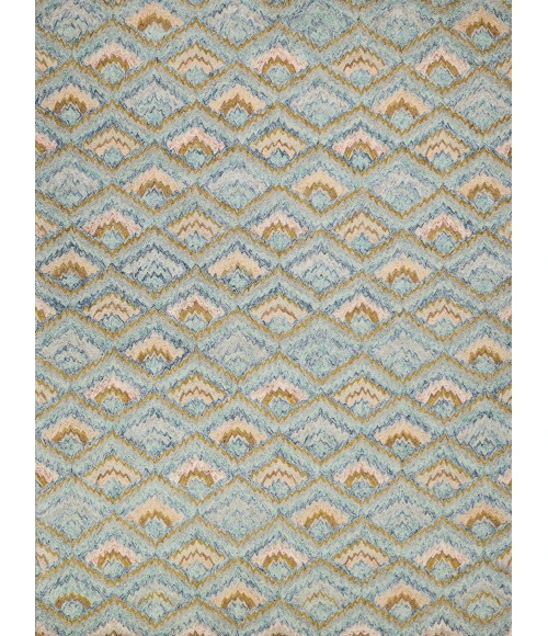 Exquisite Rugs Bargello Light Blue/Multi 681414X18 14ft.X18ft. Rect. Rug