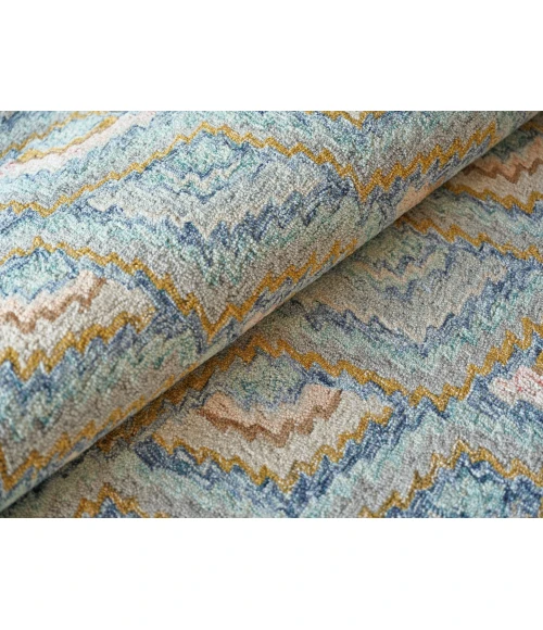 Exquisite Rugs Bargello Light Blue/Multi 681414X18 14ft.X18ft. Rect. Rug