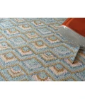 Exquisite Rugs Bargello Light Blue/Multi 681414X18 14ft.X18ft. Rect. Rug