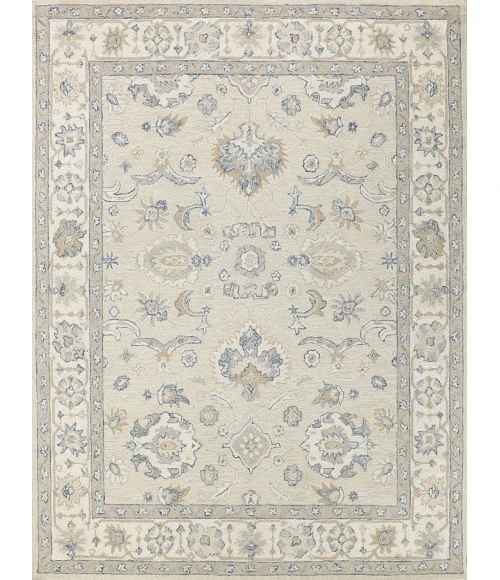 Exquisite Rugs Marietta Oushak Ivory 68229X12 9ft.X12ft. Rect. Rug