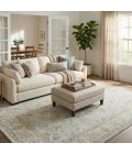 Exquisite Rugs Marietta Oushak Light Blue/Ivory 682314X18 14ft.X18ft. Rect. Rug