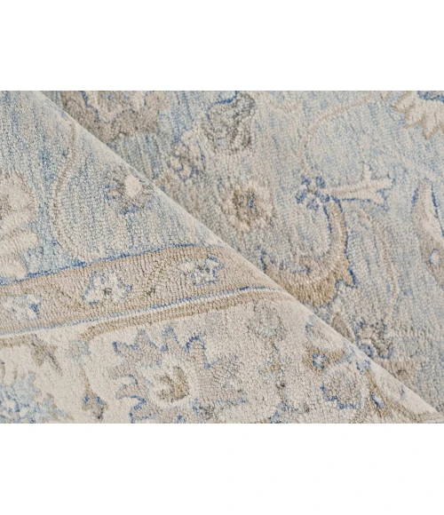 Exquisite Rugs Marietta Oushak Light Blue/Ivory 682314X18 14ft.X18ft. Rect. Rug