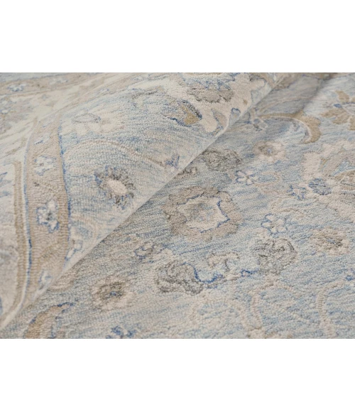 Exquisite Rugs Marietta Oushak Light Blue/Ivory 682314X18 14ft.X18ft. Rect. Rug