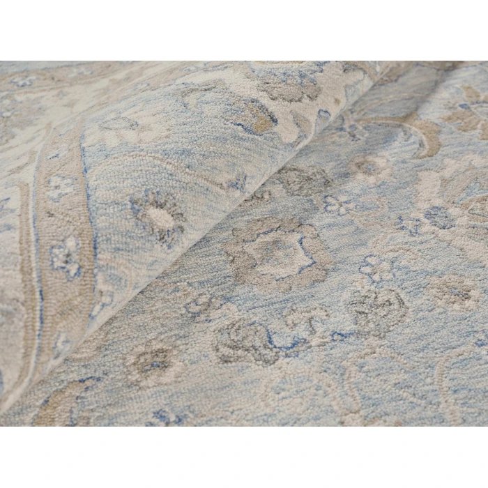 Exquisite Rugs Marietta Oushak Light Blue/Ivory 682312X15 12ft.X15ft. Rect. Rug