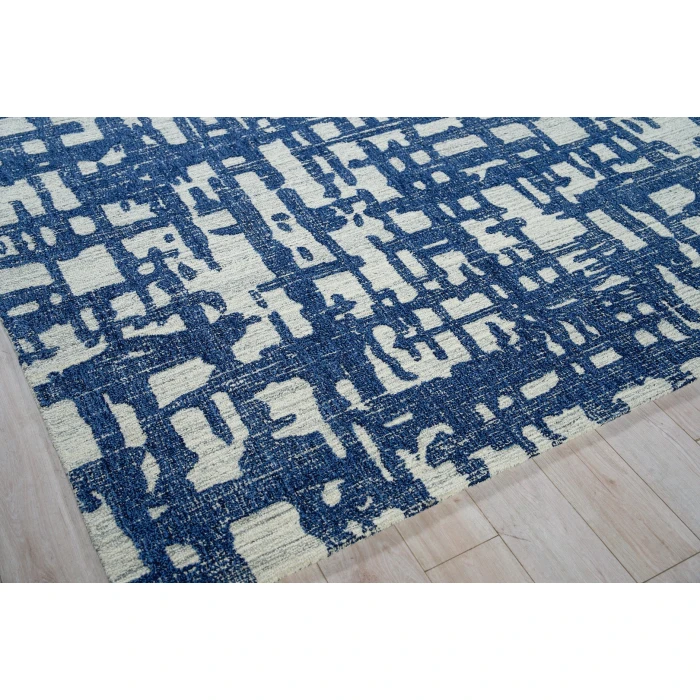 Exquisite Rugs Aspen Navy/Natural Gray 682412X15 12ft.X15ft. Rect. Rug
