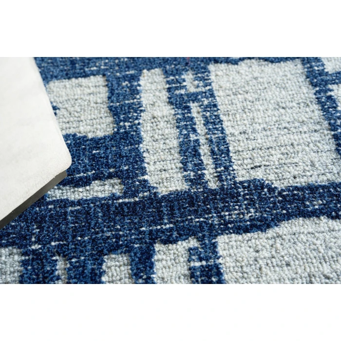 Exquisite Rugs Aspen Navy/Natural Gray 682412X15 12ft.X15ft. Rect. Rug