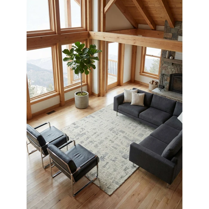 Exquisite Rugs Aspen Natural Gray/Ivory 68268X10 8ft.X10ft. Rect. Rug