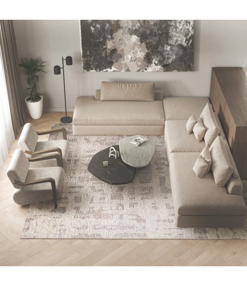 Exquisite Rugs Aspen Natural Beige/Ivory 68278X10 8ft.X10ft. Rect. Rug