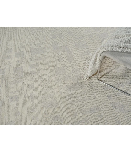 Exquisite Rugs Aspen Silver/Ivory 682810X14 10ft.X14ft. Rect. Rug