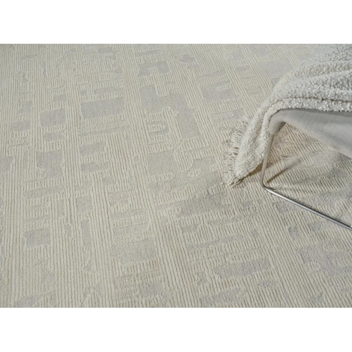 Exquisite Rugs Aspen Silver/Ivory 68281X16 1ft.X1ft.6in. Rect. Rug