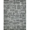 Exquisite Rugs Aldridge Charcoal/Ivory 68291X16 1ft.X1ft.6in. Rect. Rug