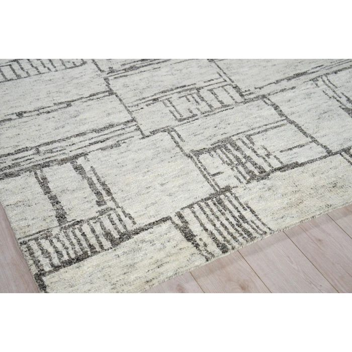 Exquisite Rugs Aldridge Ivory/Charcoal 683012X15 12ft.X15ft. Rect. Rug