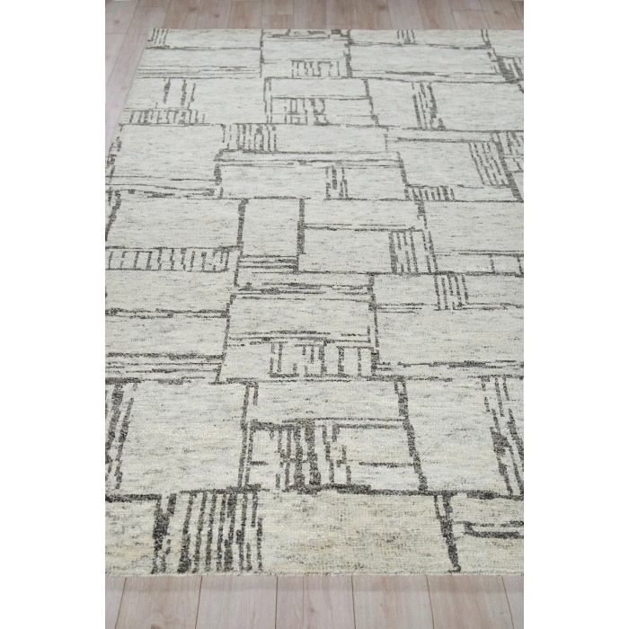 Exquisite Rugs Aldridge Ivory/Charcoal 683012X15 12ft.X15ft. Rect. Rug