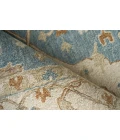 Exquisite Rugs Claremont Oushak Ivory/Light Blue 68319X12 9ft.X12ft. Rect. Rug