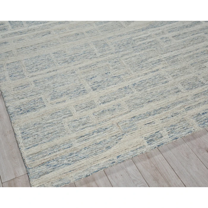 Exquisite Rugs Park City Blue/Ivory 68381X16 1ft.X1ft.6in. Rect. Rug