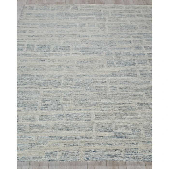 Exquisite Rugs Park City Blue/Ivory 68381X16 1ft.X1ft.6in. Rect. Rug