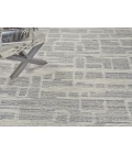 Exquisite Rugs Park City Gray/Ivory 68401X16 1ft.X1ft.6in. Rect. Rug