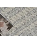 Exquisite Rugs Park City Gray/Ivory 68401X16 1ft.X1ft.6in. Rect. Rug