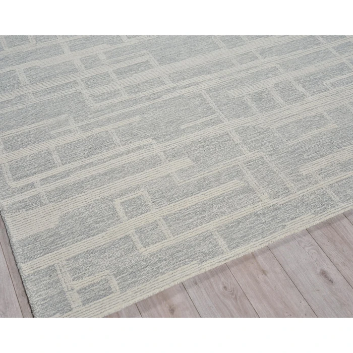 Exquisite Rugs Park City Light Gray/Ivory 68411X16 1ft.X1ft.6in. Rect. Rug