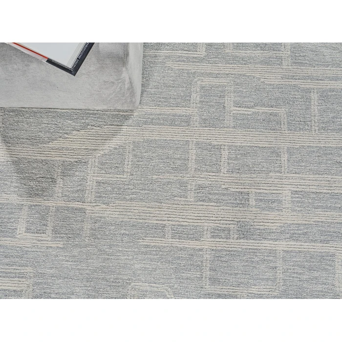 Exquisite Rugs Park City Light Gray/Ivory 68411X16 1ft.X1ft.6in. Rect. Rug