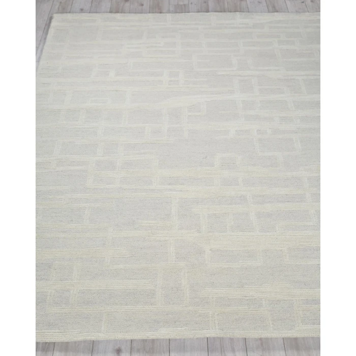 Exquisite Rugs Park City Silver/Ivory 68421X16 1ft.X1ft.6in. Rect. Rug