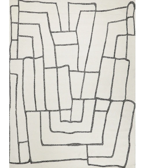 Exquisite Rugs Tangiers Ivory/Black 684312X15 12ft.X15ft. Rect. Rug