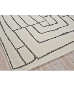 Exquisite Rugs Tangiers Ivory/Black 684312X15 12ft.X15ft. Rect. Rug
