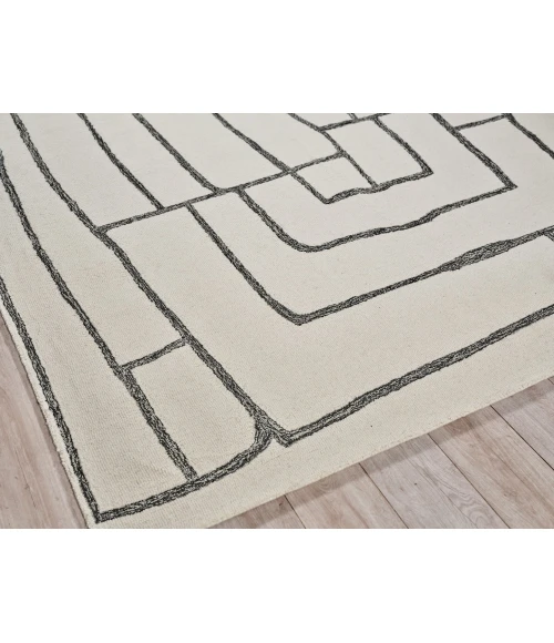 Exquisite Rugs Tangiers Ivory/Black 684312X15 12ft.X15ft. Rect. Rug