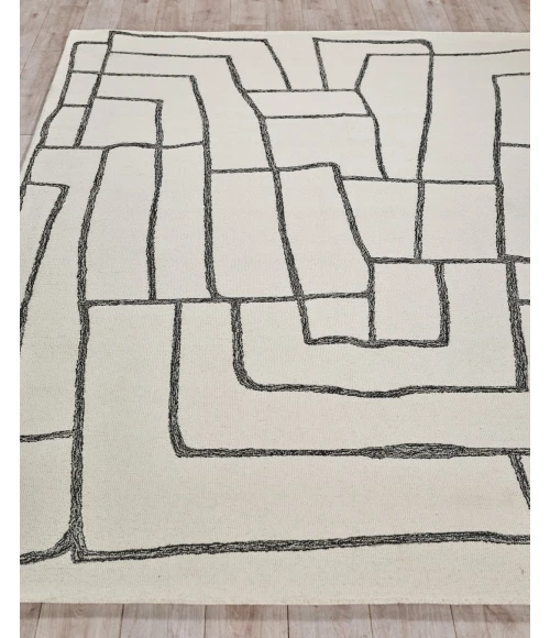 Exquisite Rugs Tangiers Ivory/Black 684312X15 12ft.X15ft. Rect. Rug