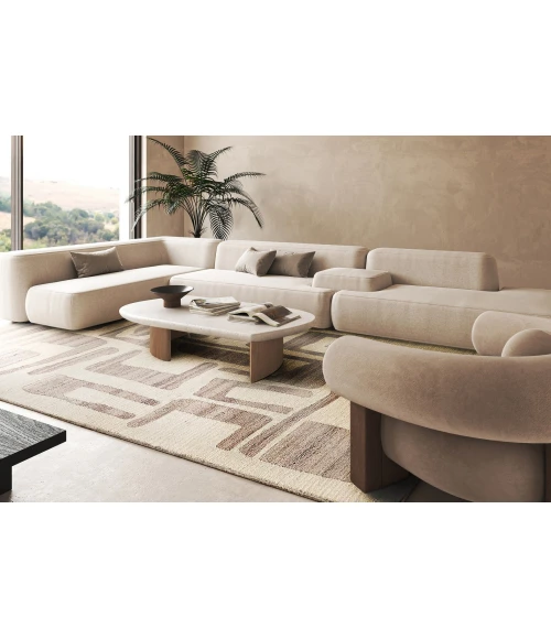 Exquisite Rugs Carmel Ivory/Beige 68519X12 9ft.X12ft. Rect. Rug
