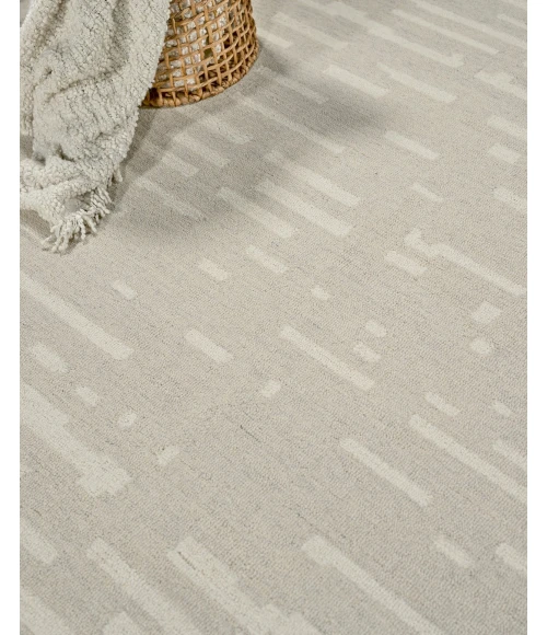 Exquisite Rugs Carmel Silver/Ivory 68605X8 5ft.X8ft. Rect. Rug