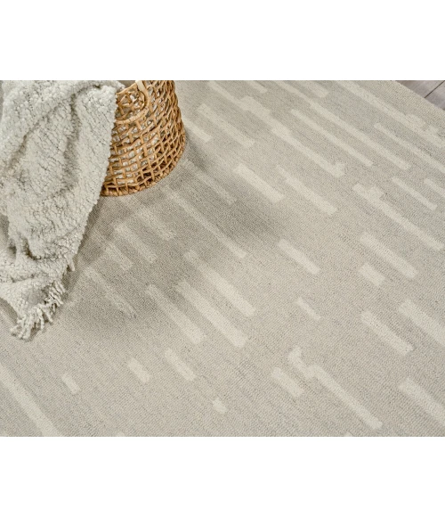 Exquisite Rugs Carmel Silver/Ivory 68605X8 5ft.X8ft. Rect. Rug
