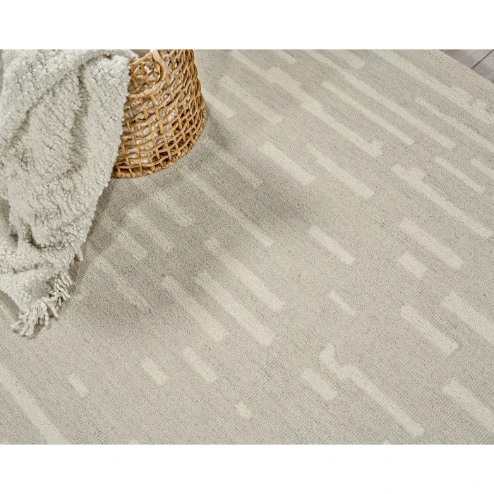 Exquisite Rugs Carmel Silver/Ivory 68609X12 9ft.X12ft. Rect. Rug