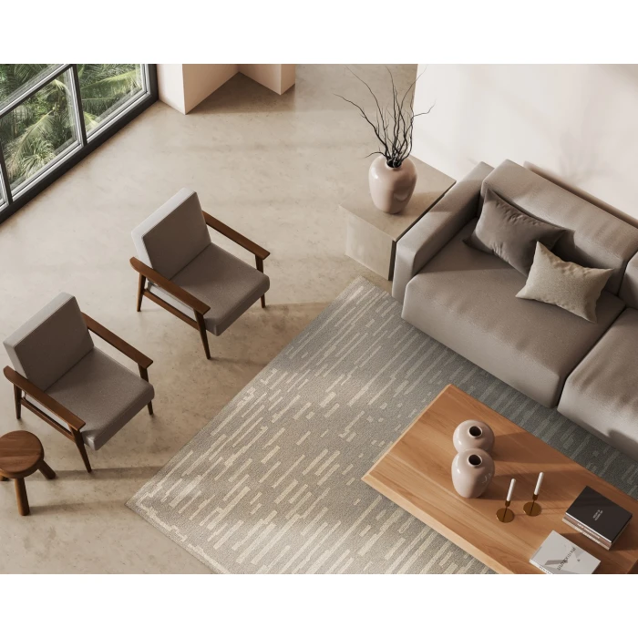 Exquisite Rugs Carmel Silver/Ivory 68609X12 9ft.X12ft. Rect. Rug
