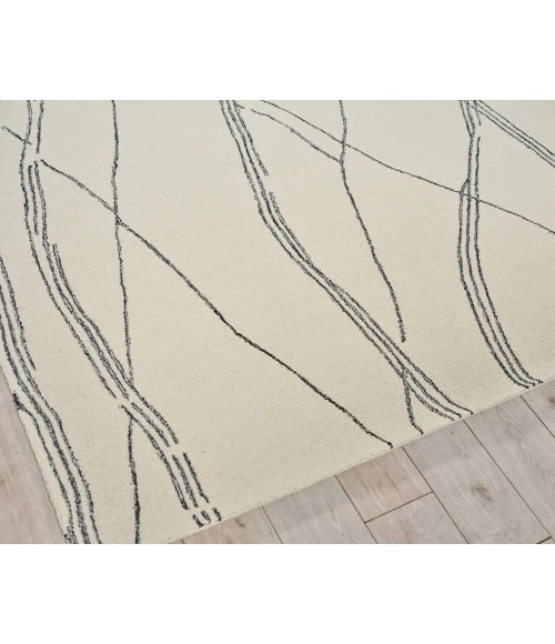 Exquisite Rugs Tangiers Ivory/Black 686112X15 12ft.X15ft. Rect. Rug