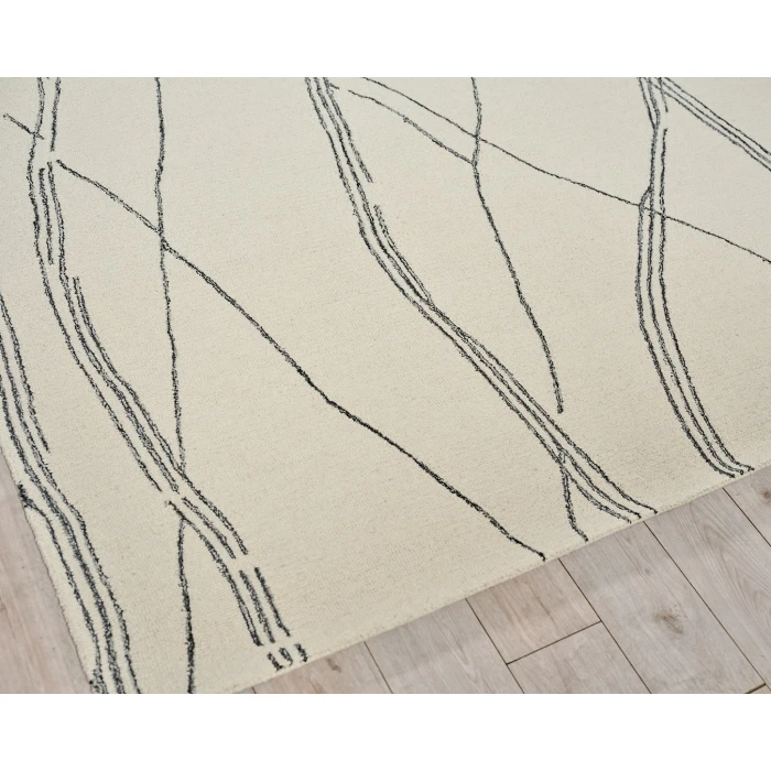 Exquisite Rugs Tangiers Ivory/Black 686110X14 10ft.X14ft. Rect. Rug