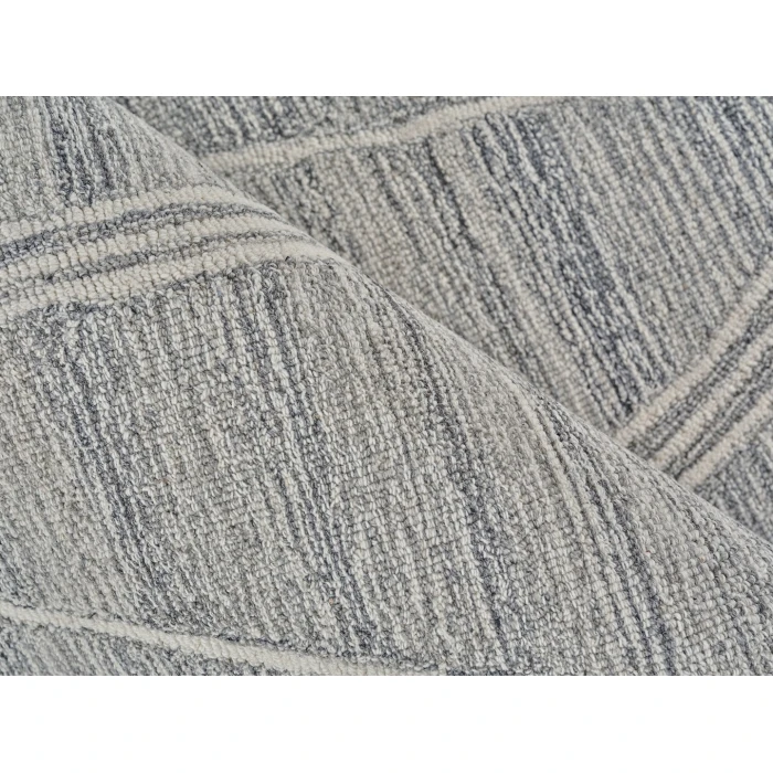 Exquisite Rugs Tangiers Gray/Ivory 68636X9 6ft.X9ft. Rect. Rug