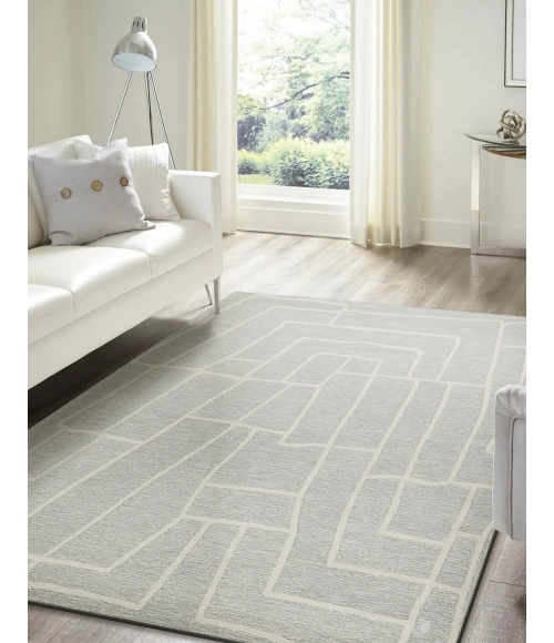 Exquisite Rugs Tangiers Blue/Ivory 68725X8 5ft.X8ft. Rect. Rug