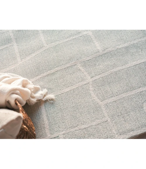 Exquisite Rugs Tangiers Blue/Ivory 68725X8 5ft.X8ft. Rect. Rug