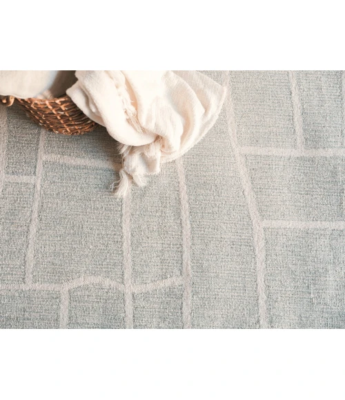 Exquisite Rugs Tangiers Blue/Ivory 68725X8 5ft.X8ft. Rect. Rug