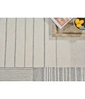 Exquisite Rugs Castine Silver/Ivory 68758X10 8ft.X10ft. Rect. Rug