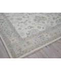 Exquisite Rugs Marietta Oushak Ivory/Light Blue 68789X12 9ft.X12ft. Rect. Rug