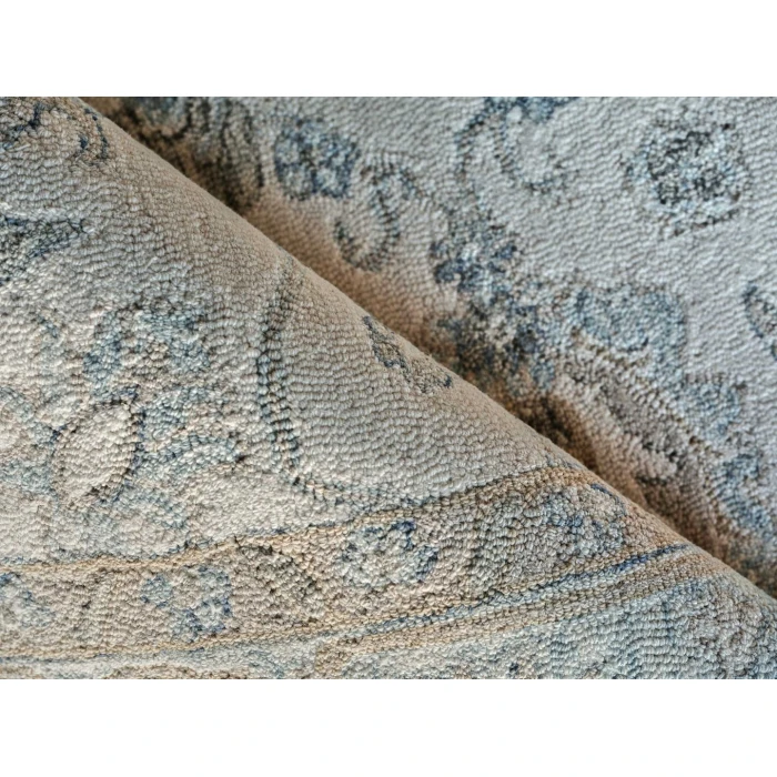 Exquisite Rugs Marietta Oushak Ivory/Light Blue 687810X14 10ft.X14ft. Rect. Rug