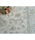 Exquisite Rugs Marietta Oushak Ivory/Light Blue 68789X12 9ft.X12ft. Rect. Rug